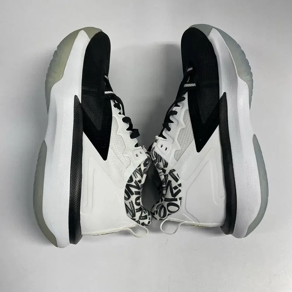 Jordan Zion 1 Gen Zion DA3130 002 Size 8 Men New With Defects Black White NOLA